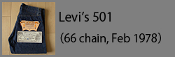 Levi's501(66chain197802)