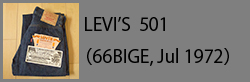 Levi's501(66bige197207)