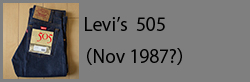 Levi's505(198711)