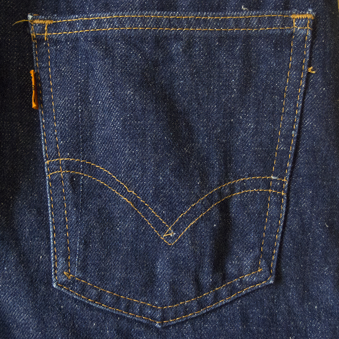 LEVI'S606(BIGE)_back pocket