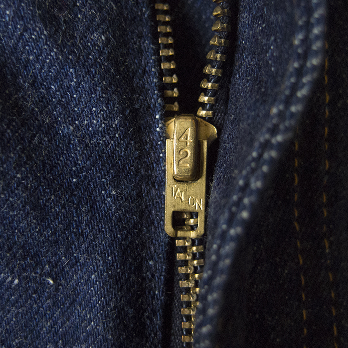 LEVI'S606(BIGE)_zipper