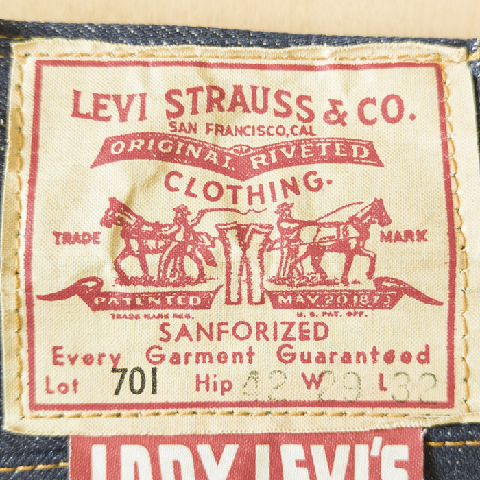LEVI'S701(doubleside red tab)patch